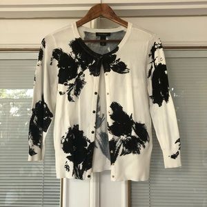 WHBM Floral Print Cardigan